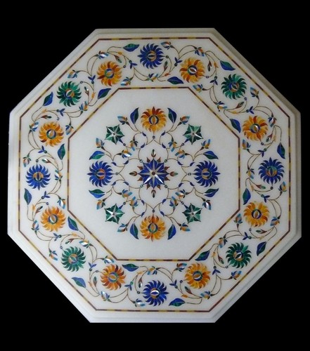 Marmor beistelltisch - 18",