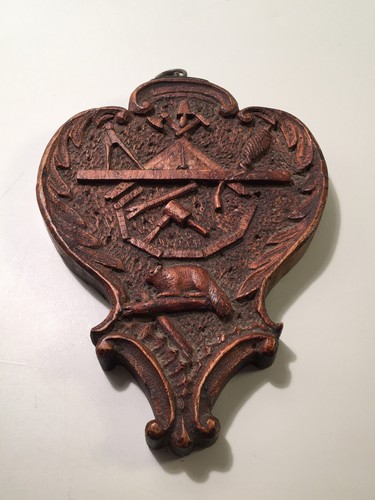 Zunftschild 1865 bau - ,