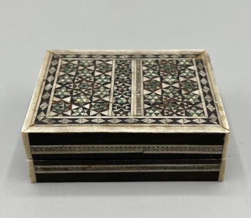 Kleine mosaik holz dose - mosaik,