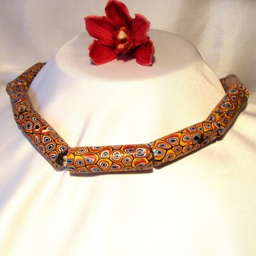 Alte millefiori kette - millefiori,