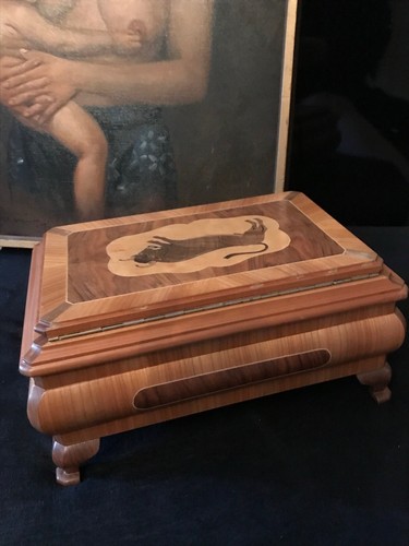 Antike art deco - große, holz